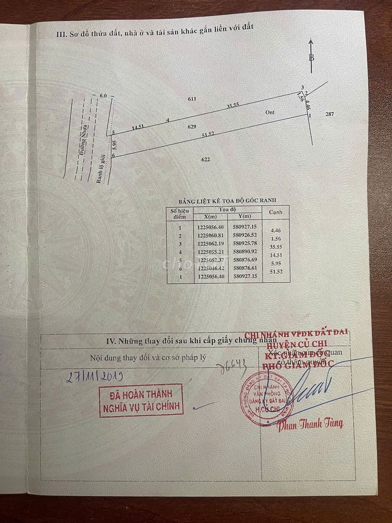 Chính chủ cần bán lô đất củ chi. - Ảnh 2