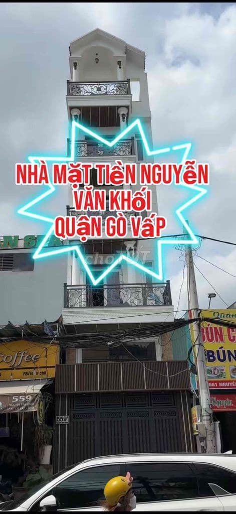 🌈 NHÀ 4,5LẦU MẶT TIỀN ĐƯỜNG NGUYỄN VĂN KHỐI, P8, QUẬN-GV