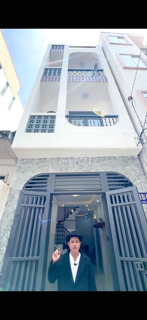 nhà mới . nhà hẻm thẳng . hẻm thông . khu đồng bộ dân trí cao