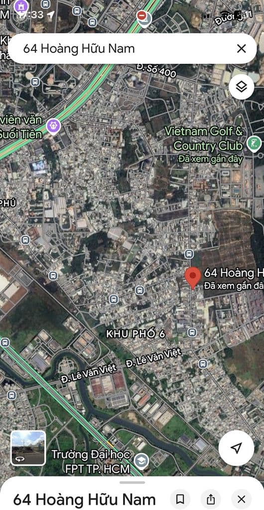 Bán đất góc 2 mặt tiền, 64 Hoàng Hữu Nam, Thủ Đức. Sổ hồng riêng - Ảnh 2