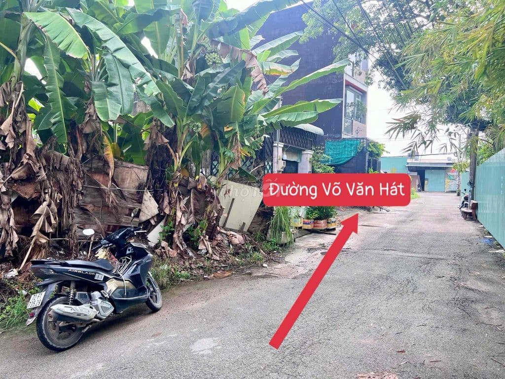 NỀN ĐẤT MT HẺM 208 ĐƯỜNG VÕ VĂN HÁT 3.75 TỶ/61.5M2