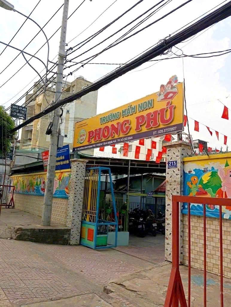 CĂN GÓC TRƯỜNG PHONG PHÚ - HXH - NGANG 5M - DIỆN TÍCH 80M2 - 3.8 TỶ