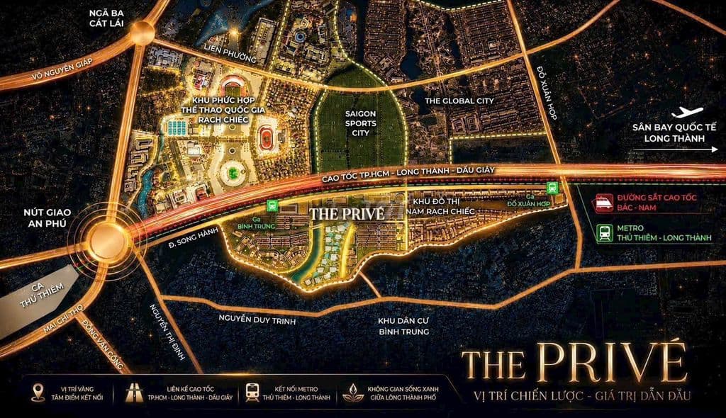 The Privé Q2 Căn hộ 3 mặt view sông, liền kề Global City, Giá ***