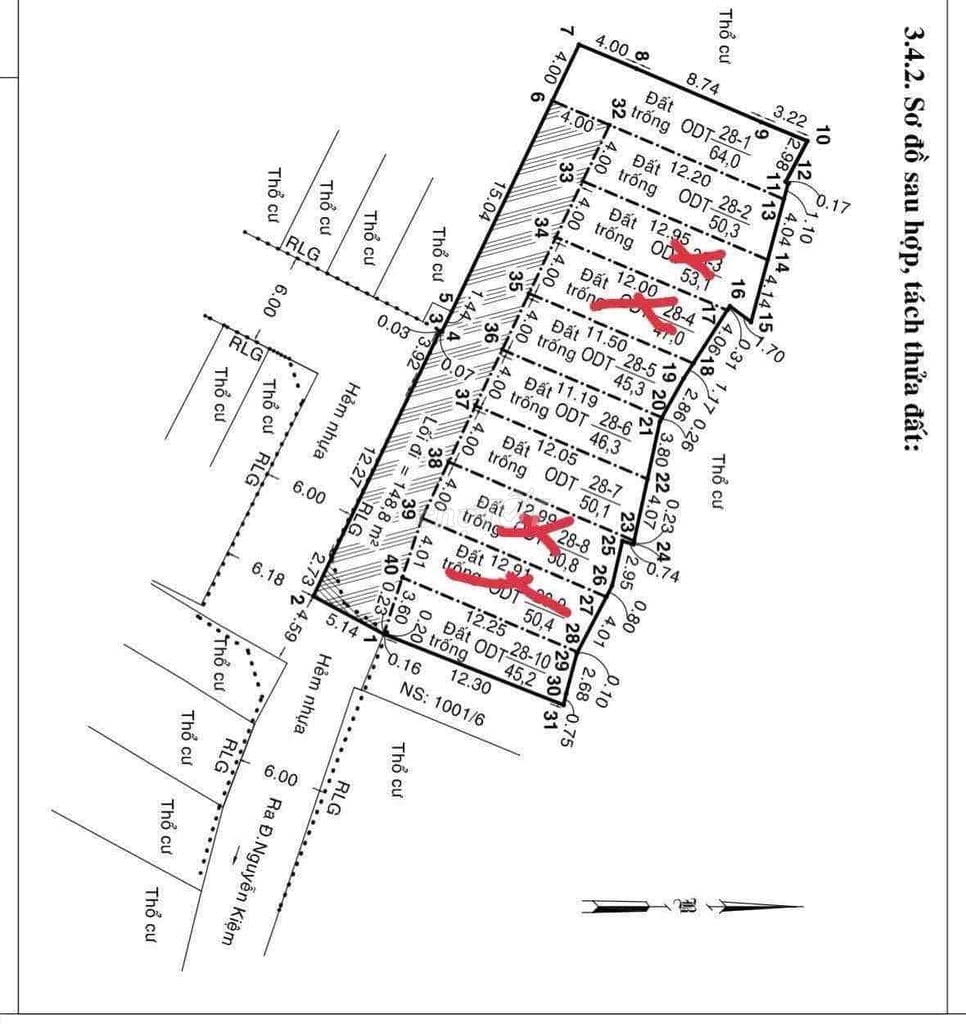 đất phân lô hẻm xe hơi chỉ hơn 7ty xx nhỏ 50m2