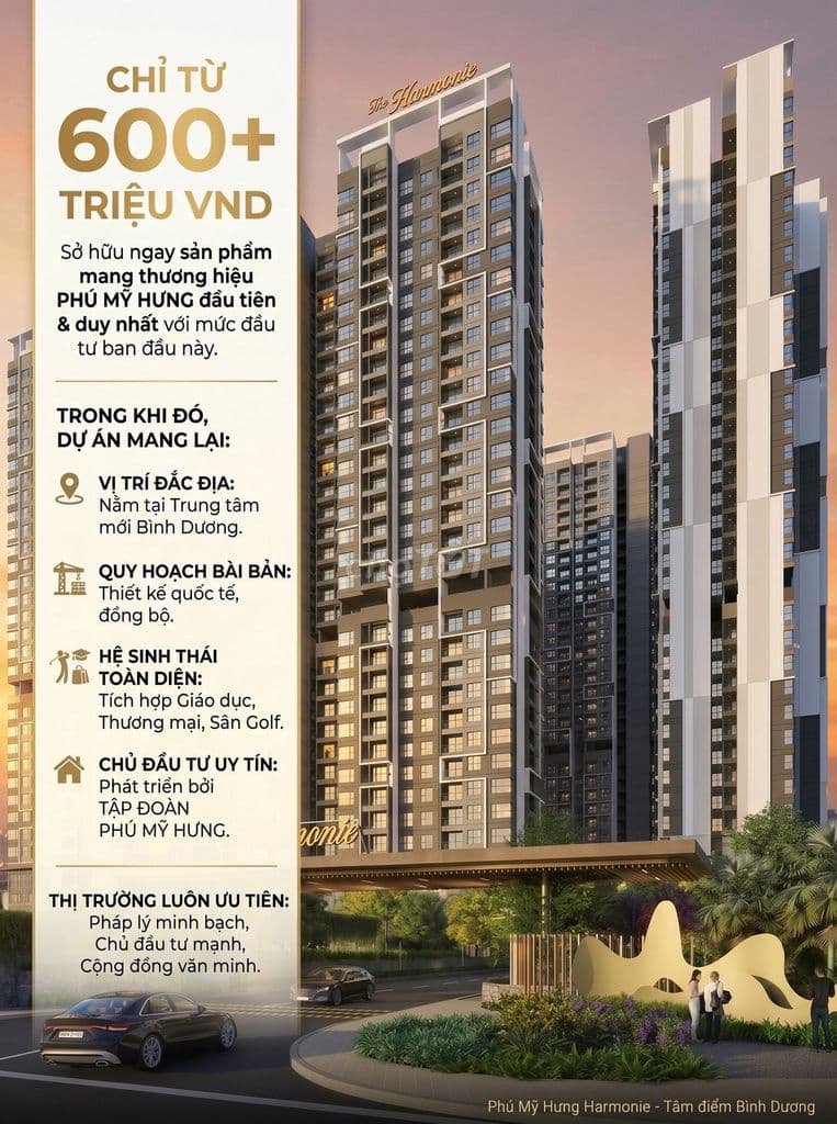 The Harmonie - Đầu tư chỉ 20% ~ 500 Triệu Sở Hữu Ngay Căn Hộ PMH - Ảnh 2