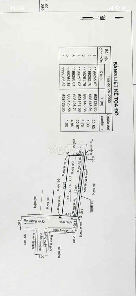 5 lô đất F0 gần ngay CC 4S Linh Đông, 130m2, 5.86x22. - Ảnh 3