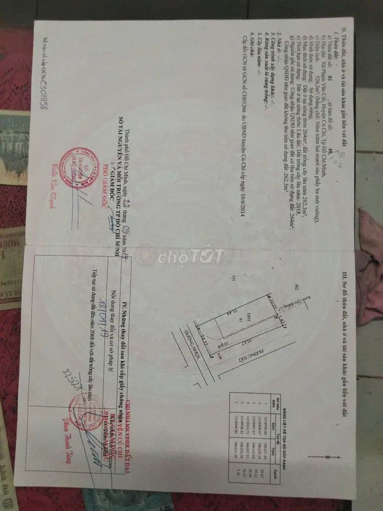 Đất nền thổ cư 526,3m² tại Chợ Phạm Văn Cội, TP.HCM - Ảnh 2