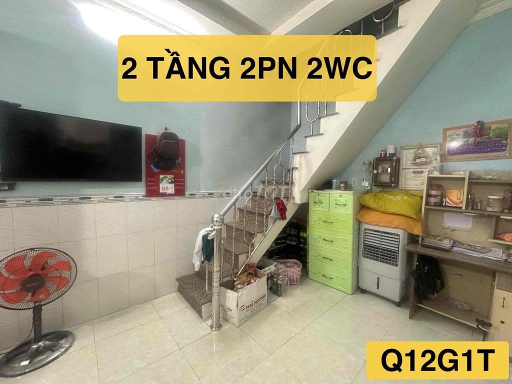 NHÀ ĐẸP GIÁ MỀM Q12 GẦN NGUYỄN ẢNH THỦ CHƯA TỚI 2 TỶ - Ảnh 2