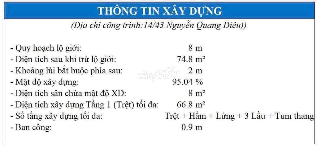 H8m xe tải _ Khu Tân Hương _ Gò Dầu _ 4x19m cấp 4 _ Giá tốt - Ảnh 3