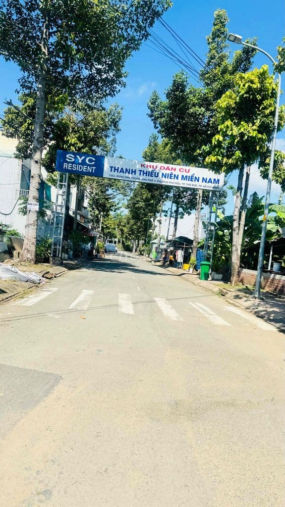 ĐẤT 100m2 5,8x17,2m BƯNG ÔNG THOÀN-LIÊN PHƯỜNG Q9 SỔ HỒNG XDTD