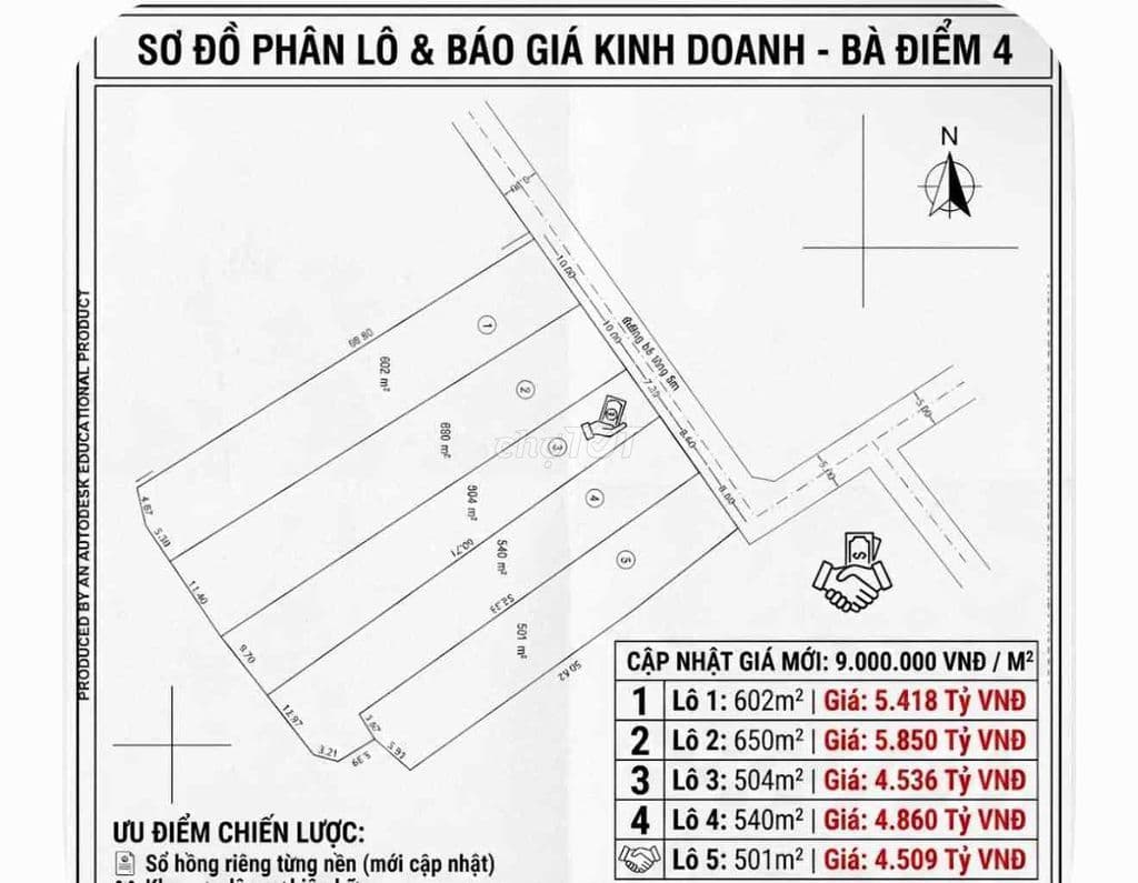 đất 5 sổ riêng , bán 9tr/m Bà Điểm Dân Cư . gần Tân Thới Nhất Q12 - Ảnh 3