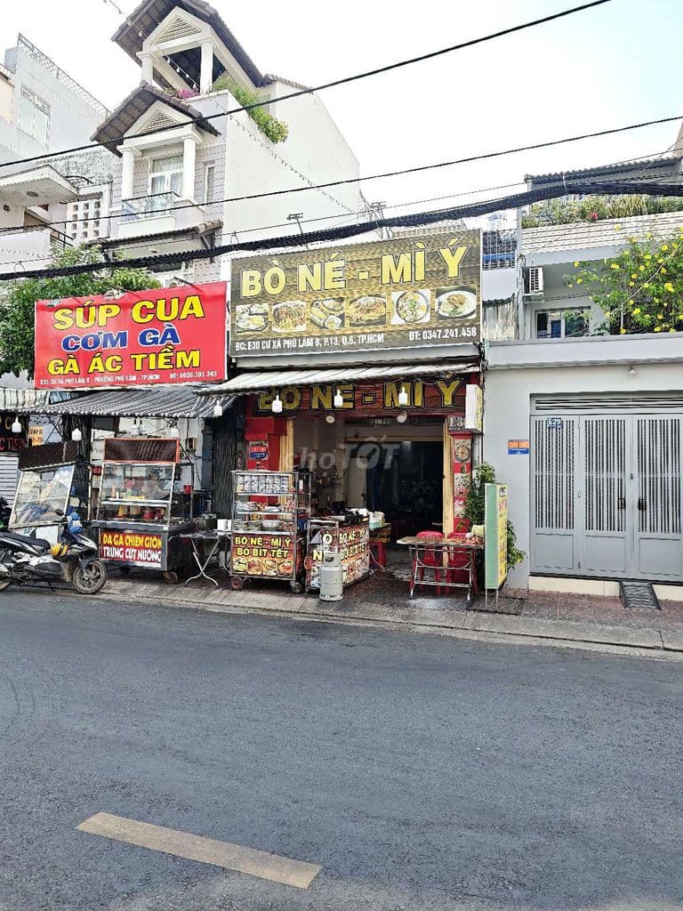 mặt tiền Phố ẩm thực CXPLB 4x21 84m2 kinh doanh đông đúc - Ảnh 2
