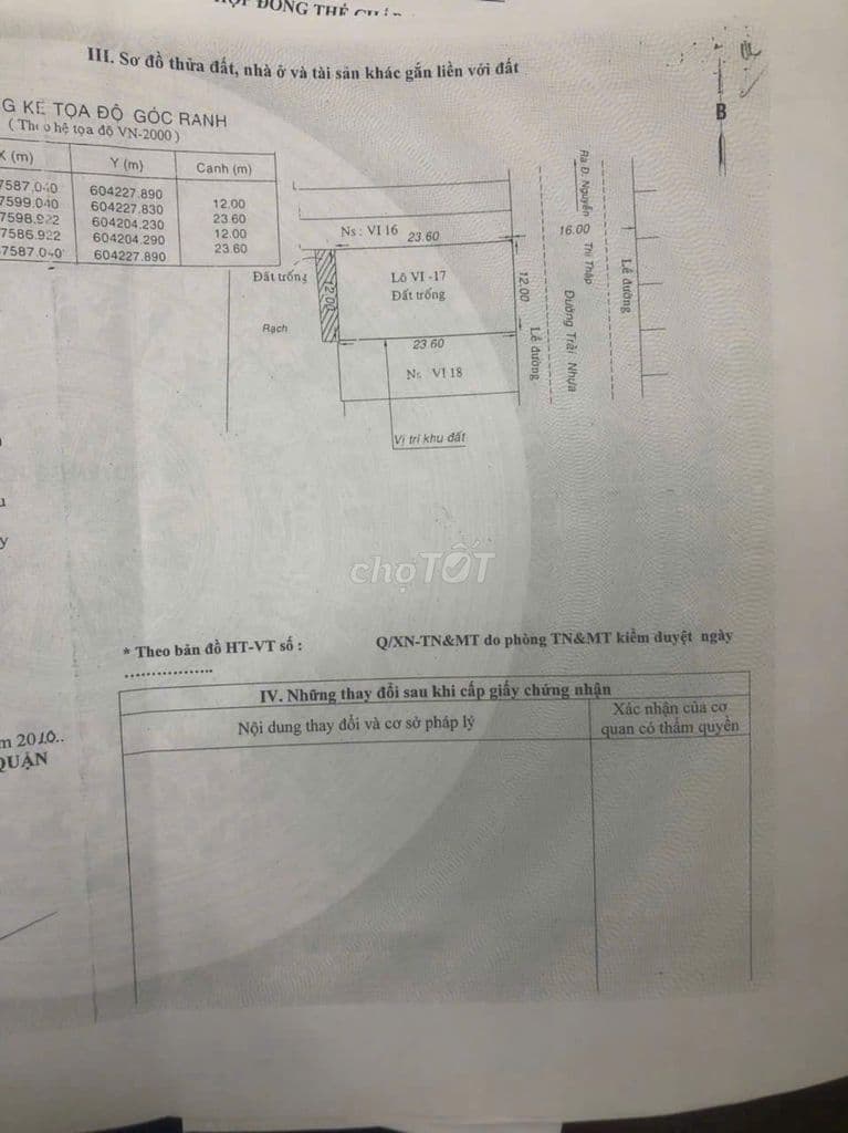 Đất 12x24m Đường 75 Khu Tân Quy Đông Phường Tân Phong Q7. giá TL - Ảnh 3