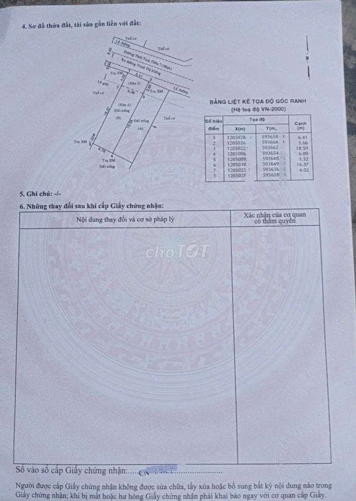 Đất mặt tiền Nguyễn Thị Nghé, Cạnh bên trường Tiểu Học Tam Đông 2 - Ảnh 3