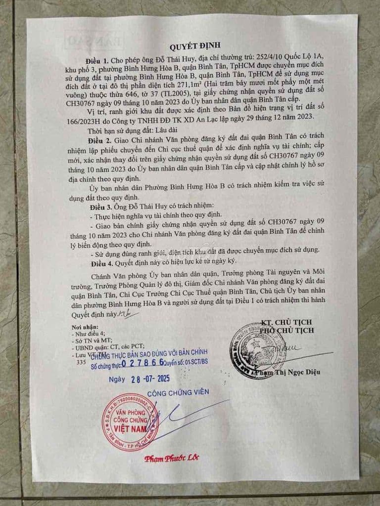 BÁN ĐẤT ĐẸP TẠI KHU VỰC BÌNH TÂN - ĐẤT ĐẸP CẦN BÁN GẤP - Ảnh 2