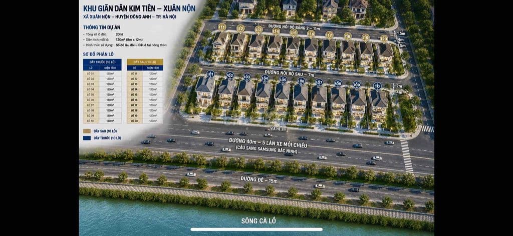 🔥 BÁN 120m2 ĐẤT GIÃN DÂN KIM TIÊN – XUÂN NỘN, ĐÔNG ANH 🔥 - Ảnh 3