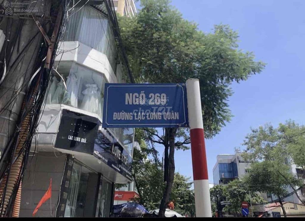 Nhà ngõ 269 Lạc Long Quân Cầu Giấy, 71.4m2, MT 7.8m, 5T ô chờ thang má