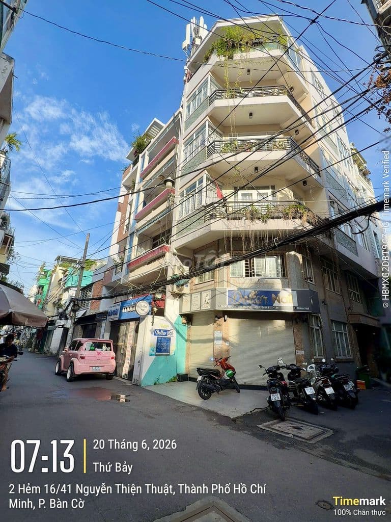 Giảm 1 tỷ Bán góc 2 MT Hẻm 7m Nguyễn Đình Chiểu - NT Thuật. Giá 11.9