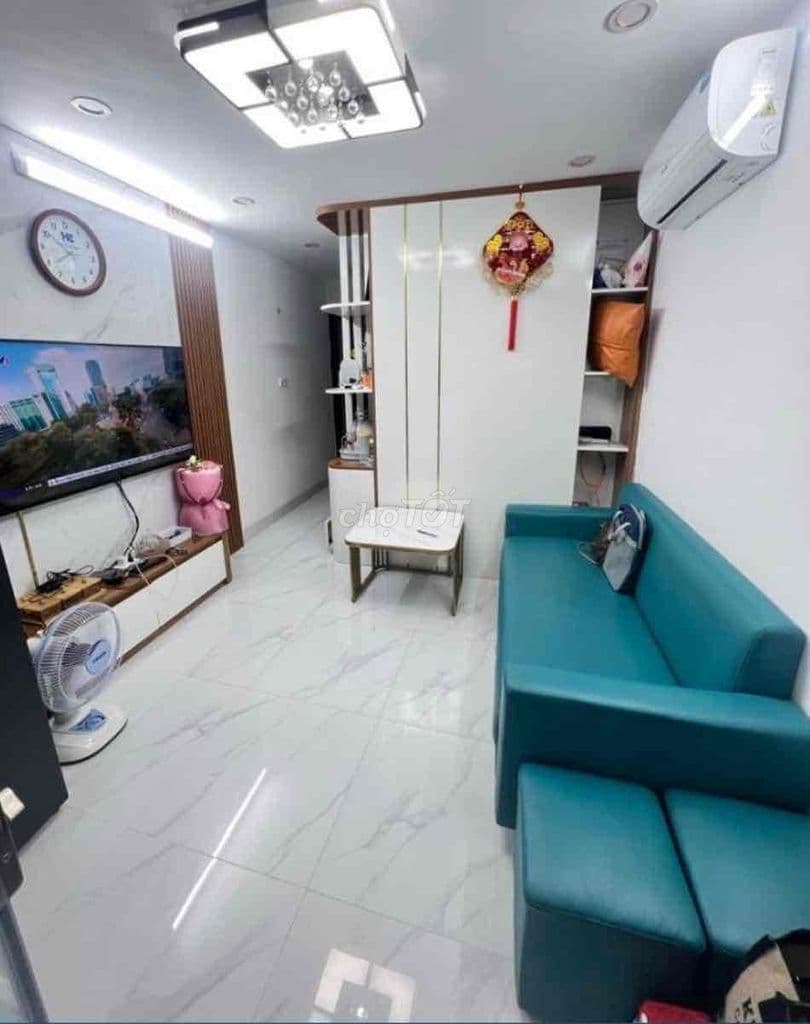 Nhà tập thể Tân mai 50 m2 tầng 1 P Khách, bếp 2 ngủ 2 WC FULL nội thất - Ảnh 2
