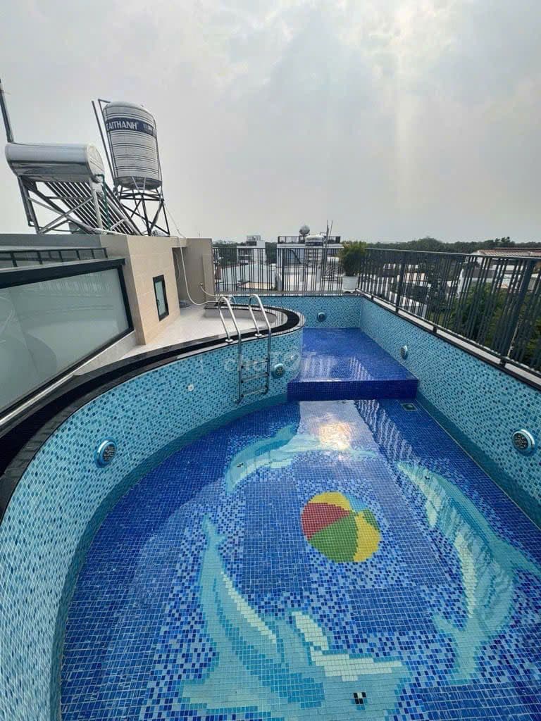 HIẾM! NHÀ CÓ HỒ BƠI- THANG MÁY- DT 7 x 14- HƠN 9 TỶ- TRƯỜNG QT AISVN