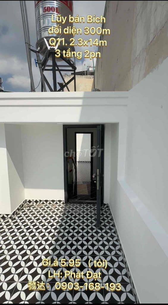 Mặt Tiền Luỹ Bán Bích gần Hoà Bình Đầm Sen chỉ có 5ty hơn - Ảnh 3