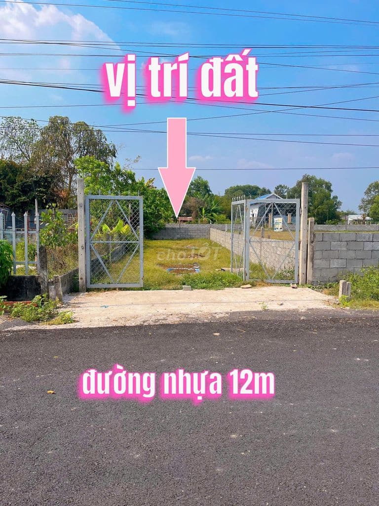 Lô đất 127m2(5x26)giá 940 triệu. Đ.Cây Trôm Mỹ Khánh, Phước Hiệp, SHR