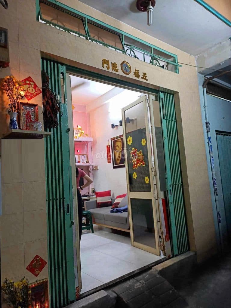 Hẻm Cô Bắc thông ra Tr Hưng Đạo,4Tầng,3PN,Nở hậu,nhiều khách du lịch