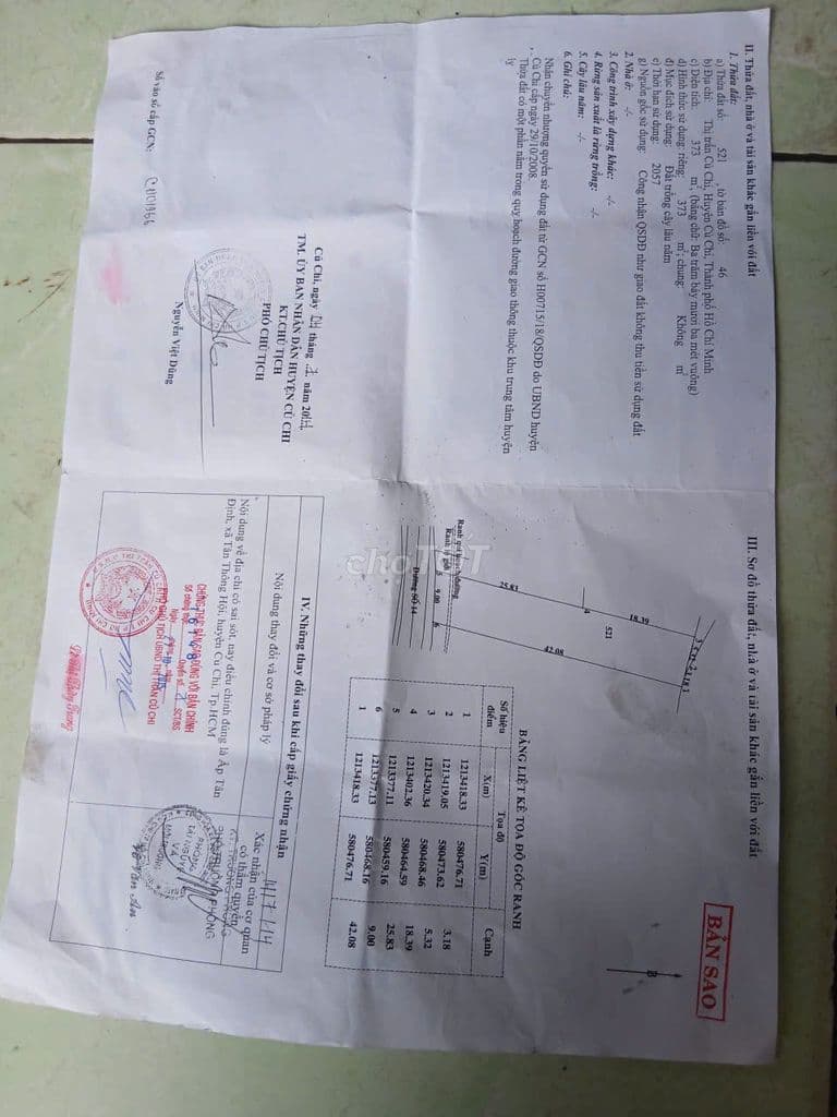 Bán đât chinh chủ giá 7 tỷ ngang 9m dài 42m - Ảnh 3