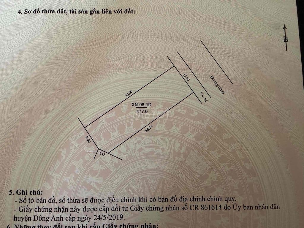 Bán 1000m đất Làng Nghề Sổ Đỏ Thư Lâm Đông Anh Hà Nội - Ảnh 2