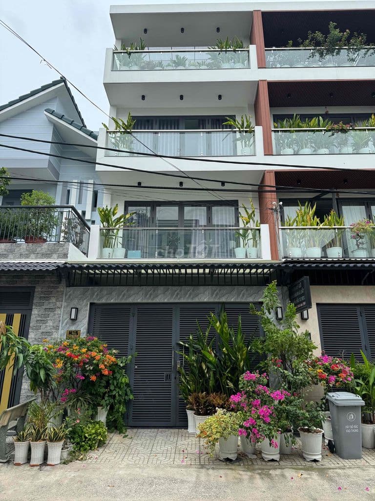 Bán nhà 3,5 tấm đang ở và cho thuê CHDV đường thông 10m kdc yên tĩnh