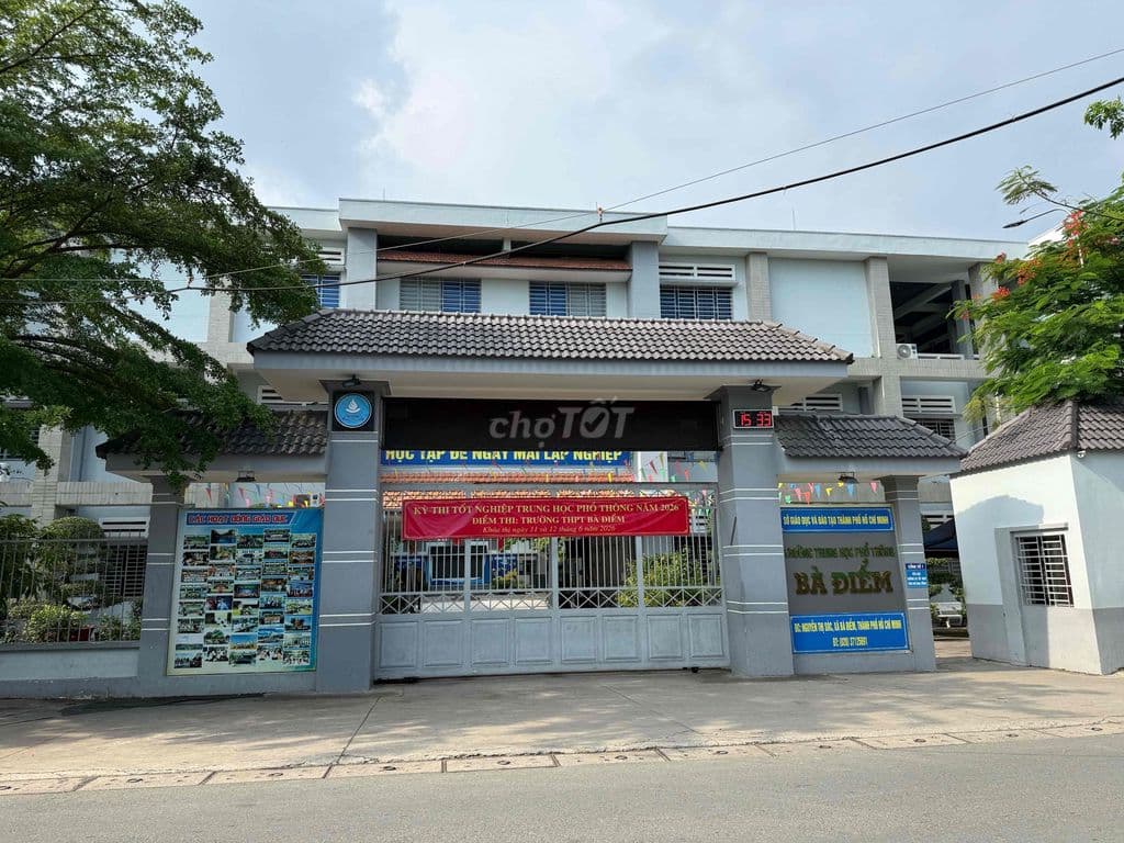 NHÀ GIÁ TỐT SHR CHỈ 2TỶ960 SÁT TRƯỜNG HỌC BÀ ĐIỂM, CHỢ ĐẦU MỐI HÓC MÔN