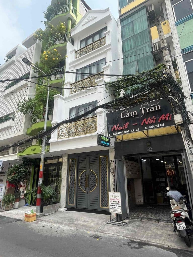 Nhà phố 1 TRỆT 3 LẦU KHU CƯ XÁ ĐÔ THÀNH