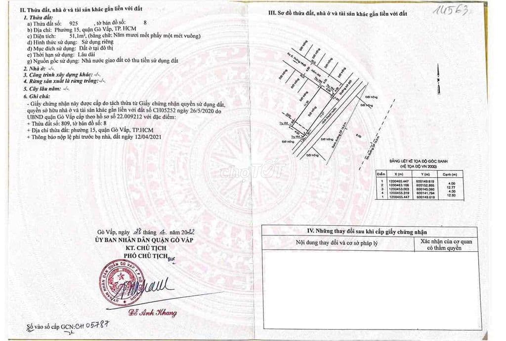 Bán đất 2 mặt tiền đường xe hơi khu phân lô, phường 15, Gò Vấp - Ảnh 2