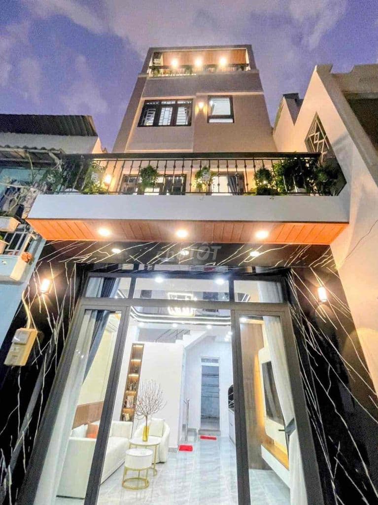 nhà đẹp hẻm 3,5m đường Trần Xuân dt 4x9 trệt 3 lẩu 3 phòng ngủ - Ảnh 3