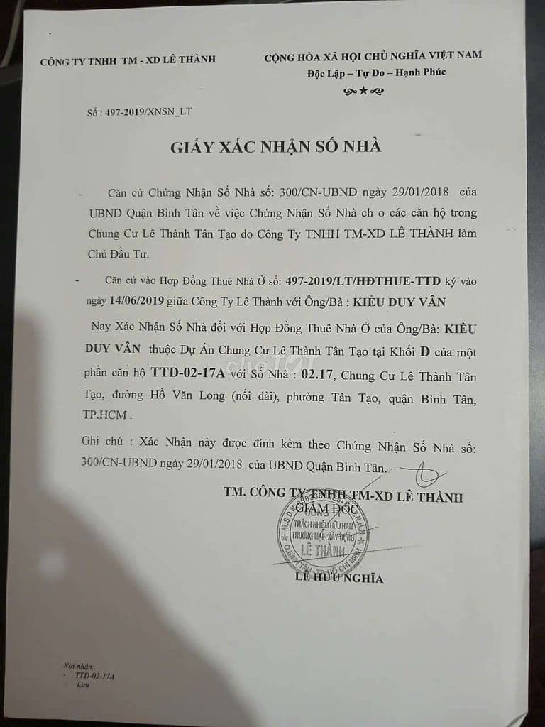 Bán căn hộ chung cư mini