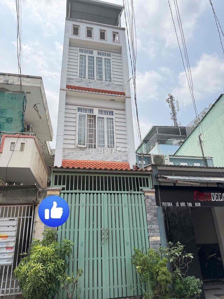 nhà đúc 3,5 tấm lê đức thọ phường 15 gò vấp dt: 45m2