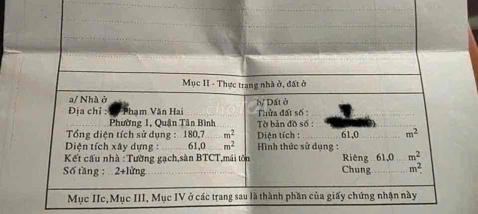 mặt tiền phạm văn hai Giá trong hẻm thương lượng mạnh - Ảnh 3