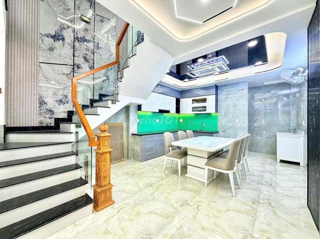 HẺM OTO- NHÀ 5 TẦNG XÂY MỚI- 4,5 x12 - TẶNG NỘI THẤT - Ảnh 3