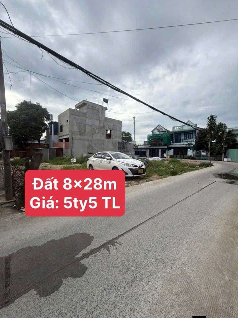 Đất 8x28m, Sổ 222m2 Full Thổ Cư - Đg Xe Tải Thông Gần chợ Thới Tứ.