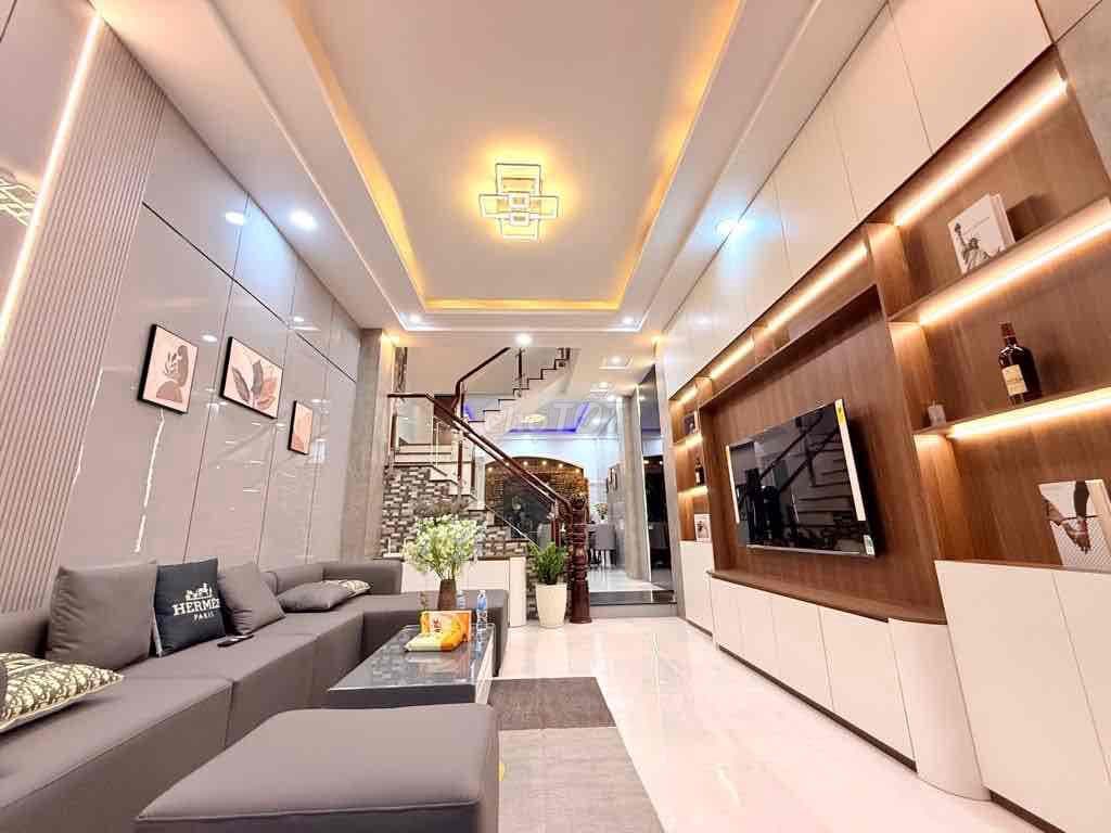 NHÀ 4 TẦNG XÂY MỚI - 52M2 - TẶNG FULL NỘI THẤT - THỚI AN- GIÁ 6,45 TỶ - Ảnh 2