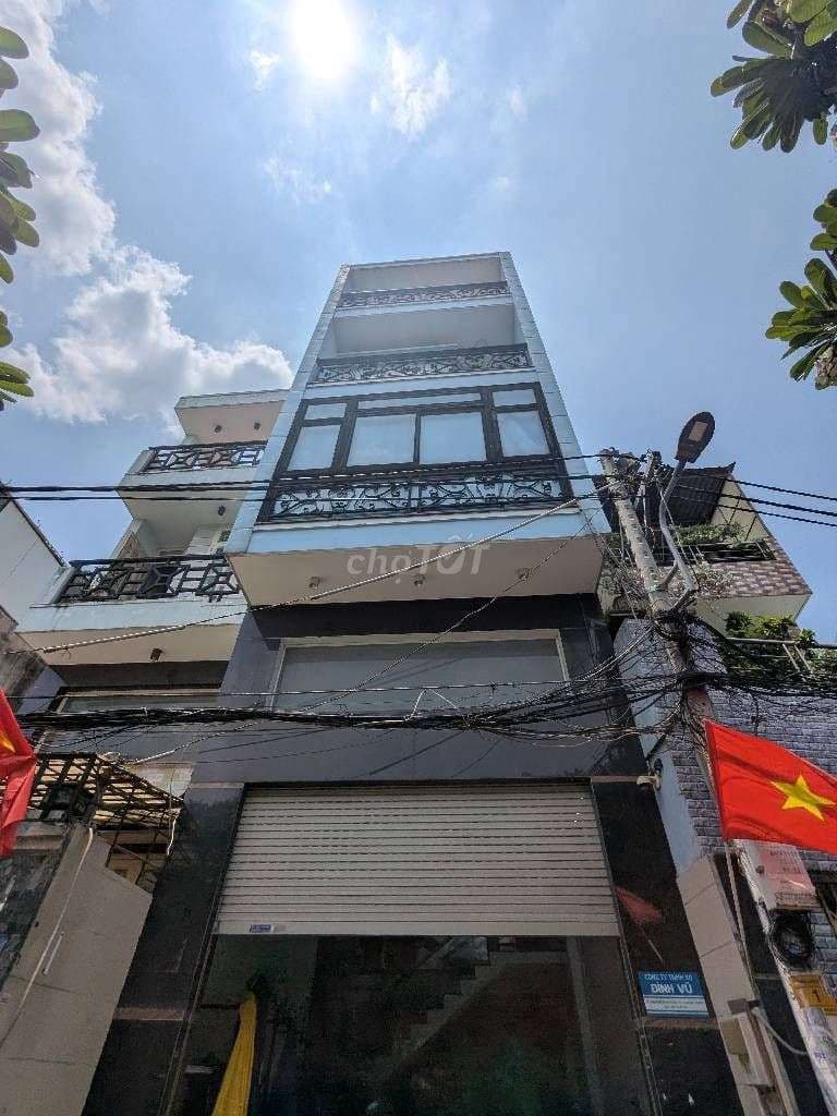 nhà bán phan huy ích 5 tầng hẽm xe hơi