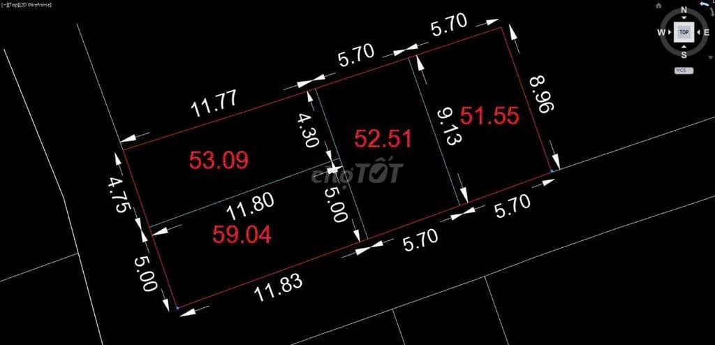 Bán 2 lô hẻm 389 QL13 thông ra Đinh Thị Thi khu vạn phúc DT 54 m2 - Ảnh 2