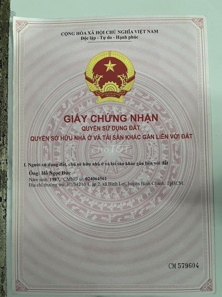 CHÍNH CHỦ - BÁN ĐẤT 1021M2 ĐƯỜNG KÊNH 8 - VƯỜN THƠM - BÌNH CHÁNH