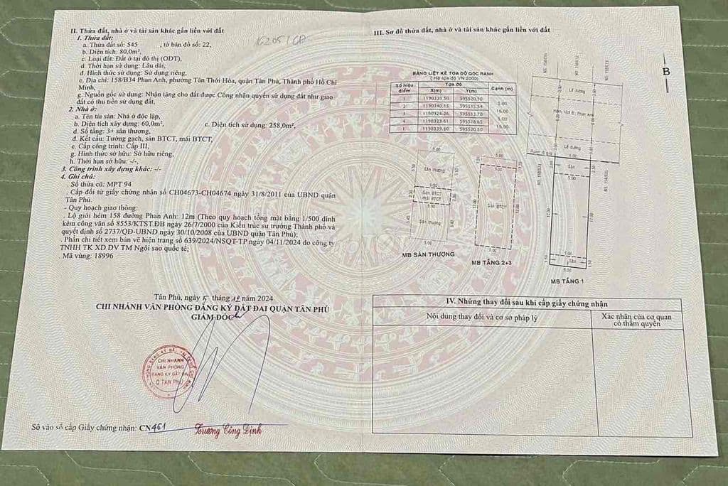 Bán nhà hẻm 12m Phan Anh 5 x 17m đúc 3 lầu ST giá 10,5 tỷ - Ảnh 2