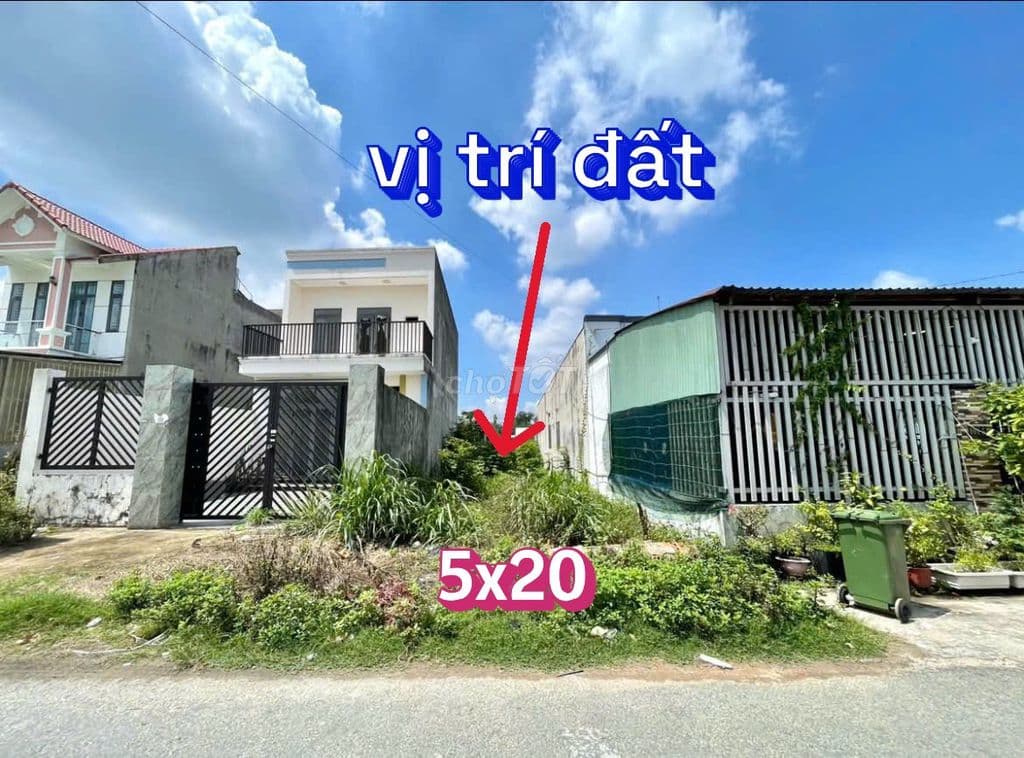 Hàng xóm Vin Hóc Môn lô đất 100m² Đ.Lê Thị Sắc - TPT giá 1,4 Tỷ. SHR