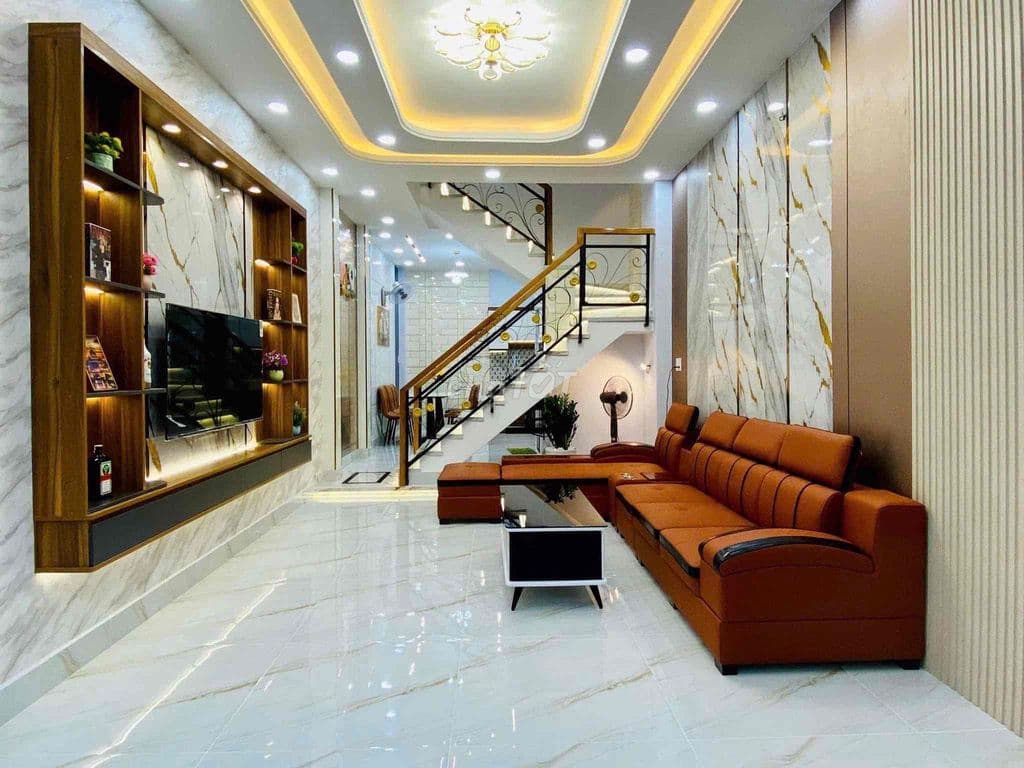 Nhà 100% sổ hồng giá 4tỷ550 Nguyễn Văn Lượng P16 Q. Gò Vấp DT 53.3m2 - Ảnh 2
