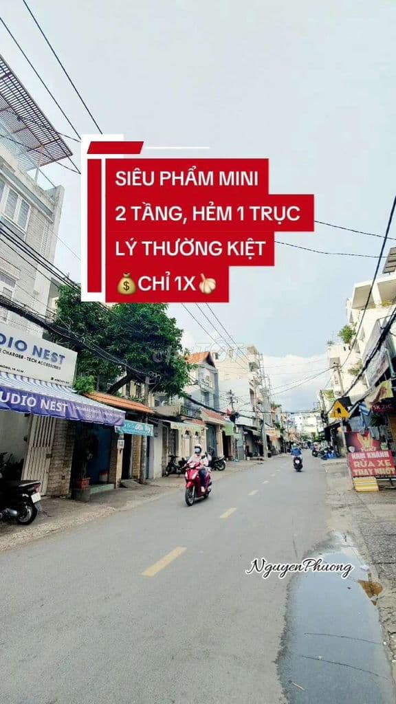 Siêu phẩm mini 2 tầng, hẻm 1 trục Lý Thường Kiệt