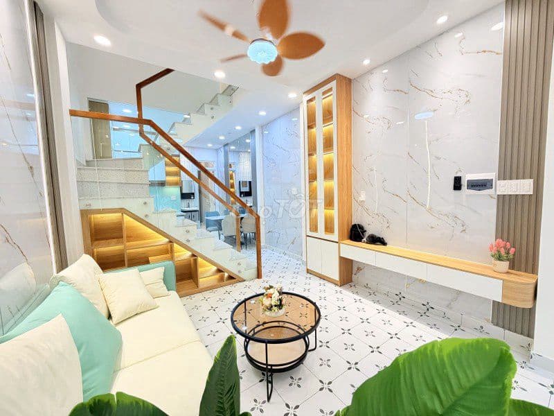 Nhà trung tâm Bình Thạnh DT 45m2 cách mặt tiền Phan Văn Trị vài bước - Ảnh 3