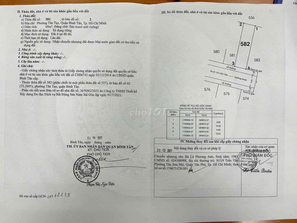 đất hẻm 1768 Tỉnh Lộ 10, cầu Tân Tạo rẻ vào, 4x15, 3.35 tỷ