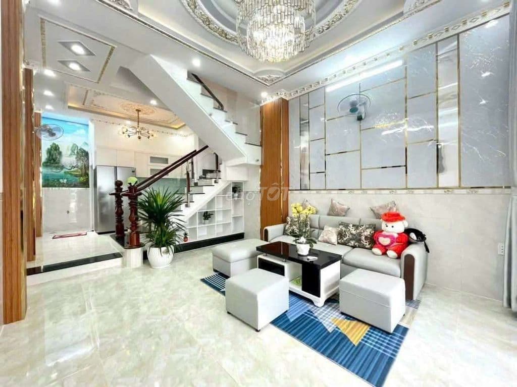 nhà 4x14m 2 lầu 4pn hẻm xe hơi gầ. Phú Mỹ Hưng quận 7 - Ảnh 2